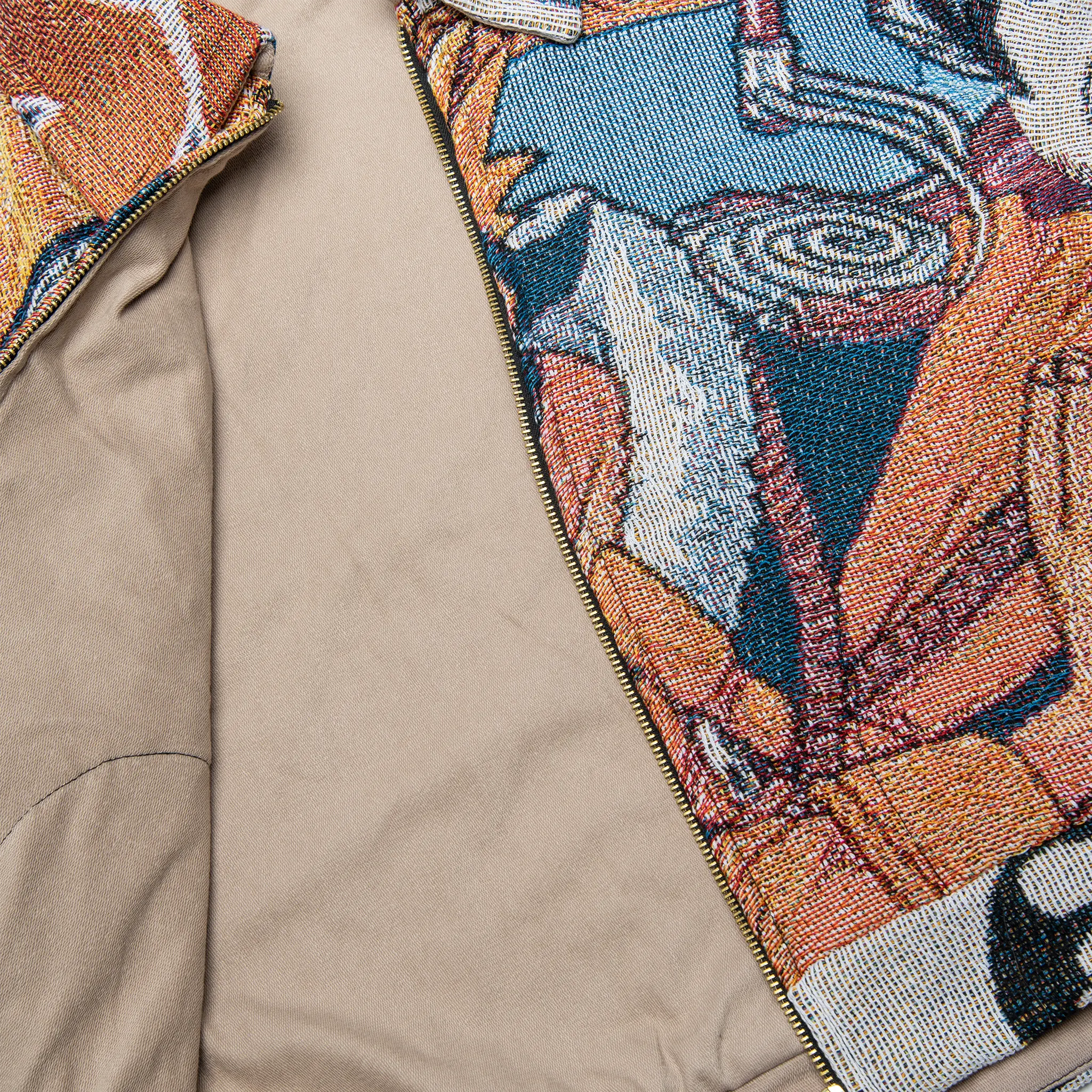 Detailed View of Dedictd 9Tail Tapestry Collared Jacket
